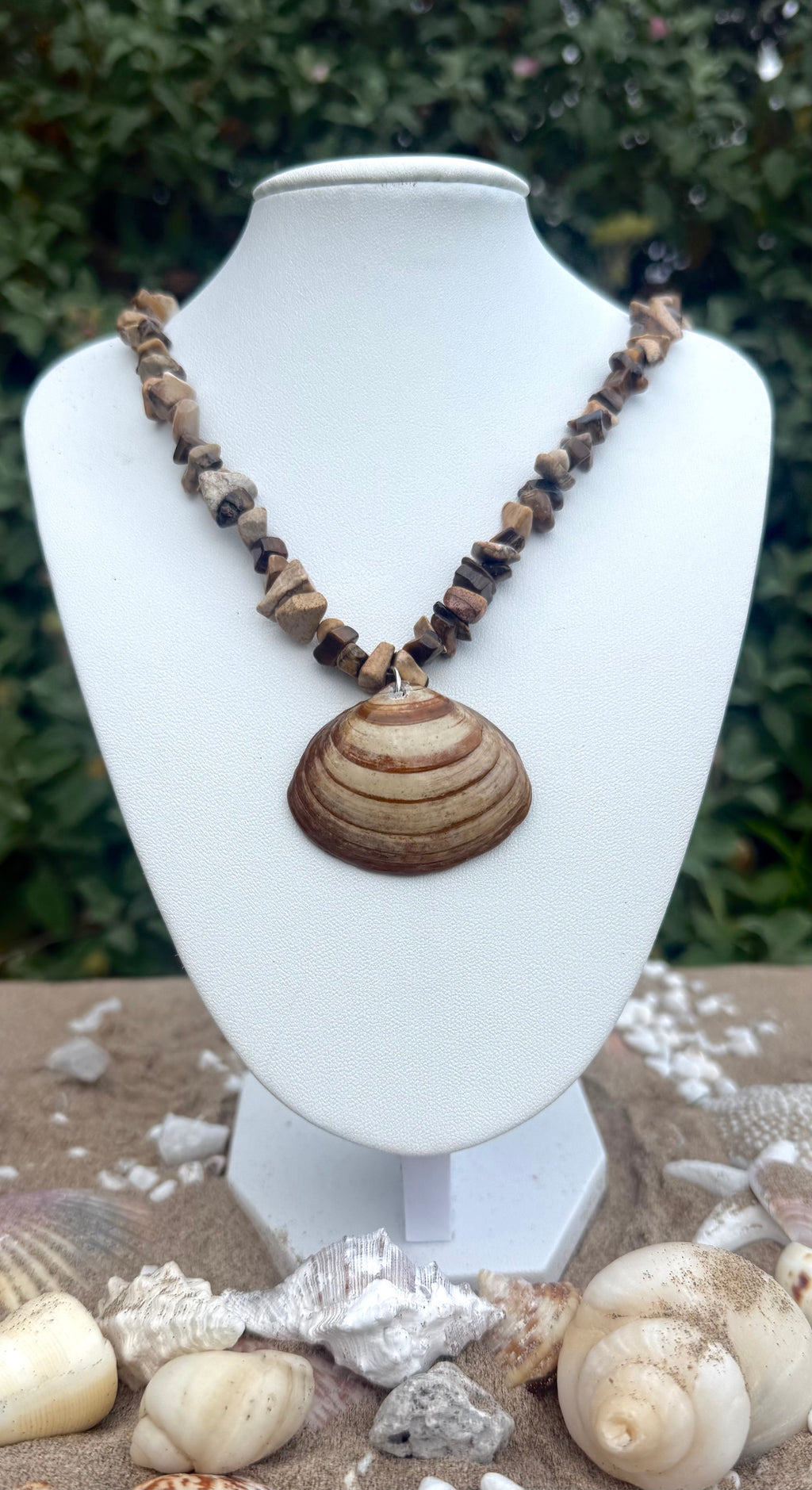 Driftwood Shell Necklace