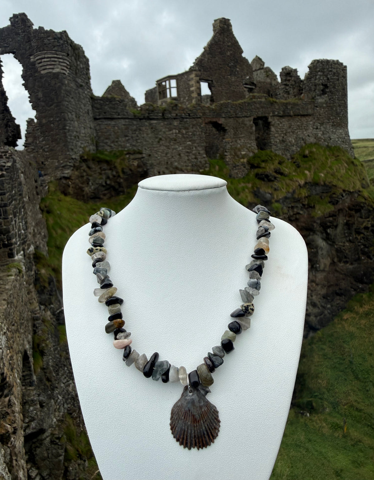 Storm Tide Scallop Necklace