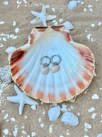 Causeway Blush Shell Hoop Earrings