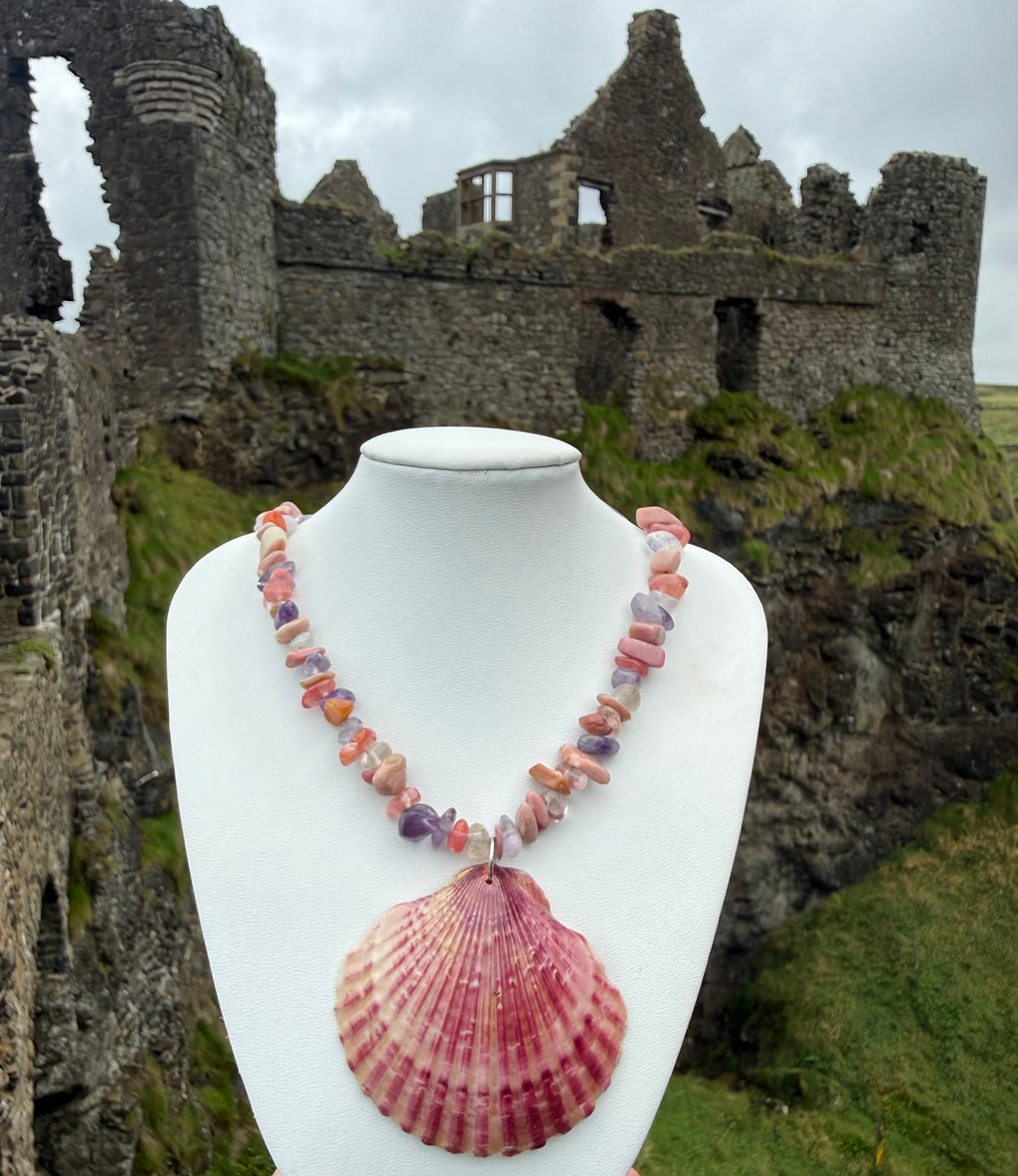 Pink Cove Shallop Necklace