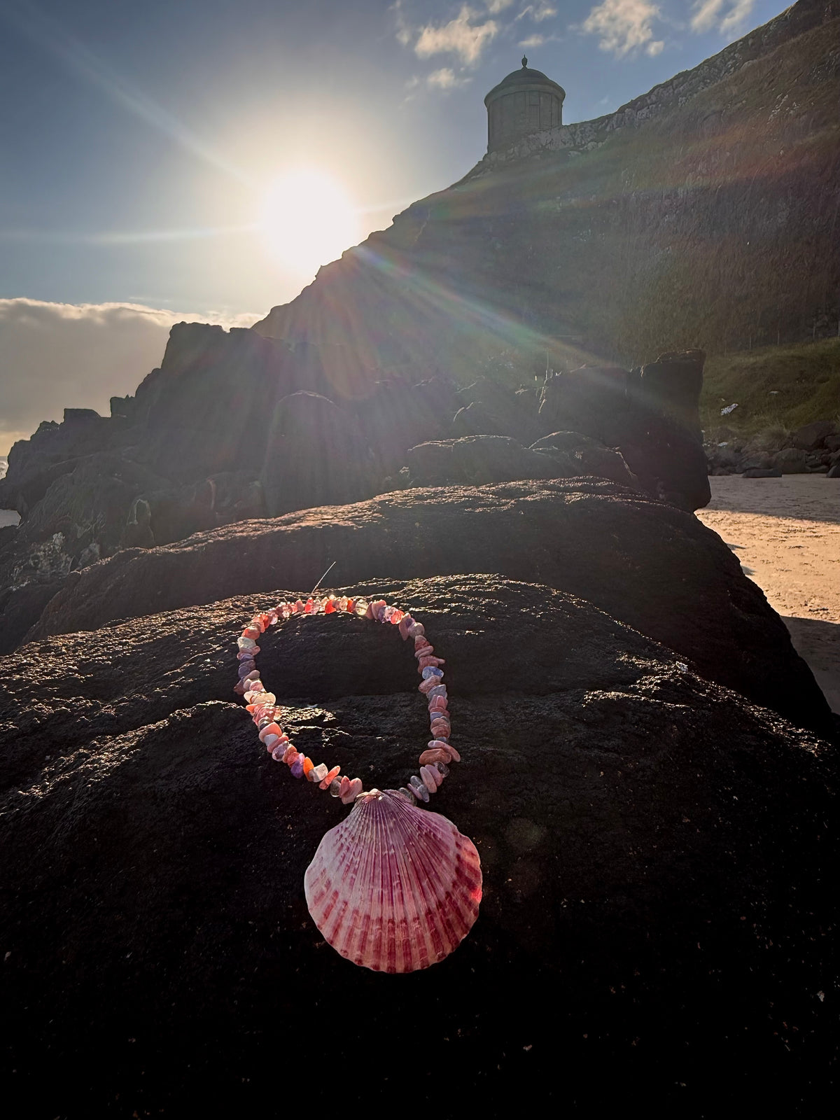Pink Cove Shallop Necklace