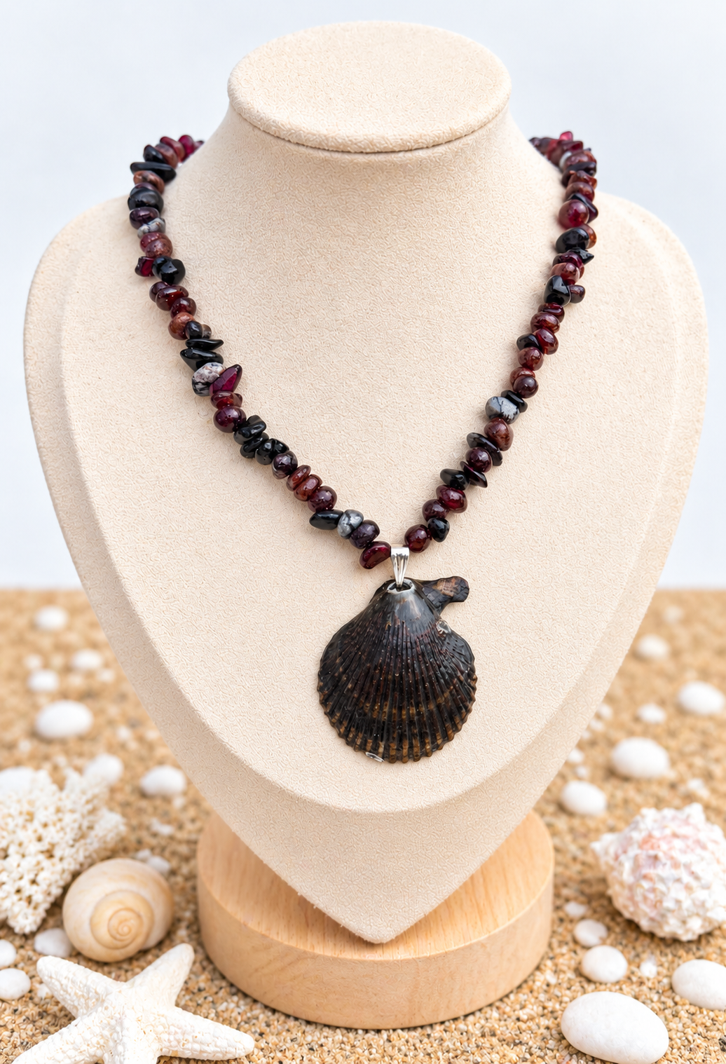 Storm Tide Scallop Necklace