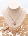 Causeway Blush Turtle Charm Necklace