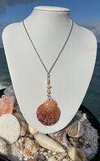 Sunset Castlerock Pearl Scallop Necklace