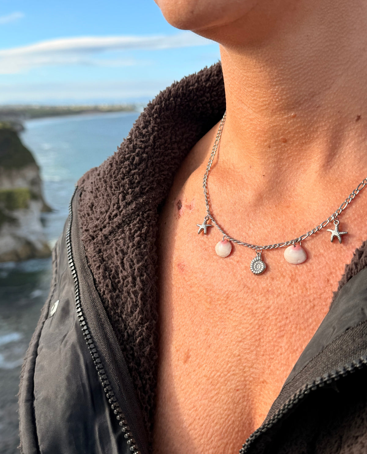 Causeway Blush Charm Necklace