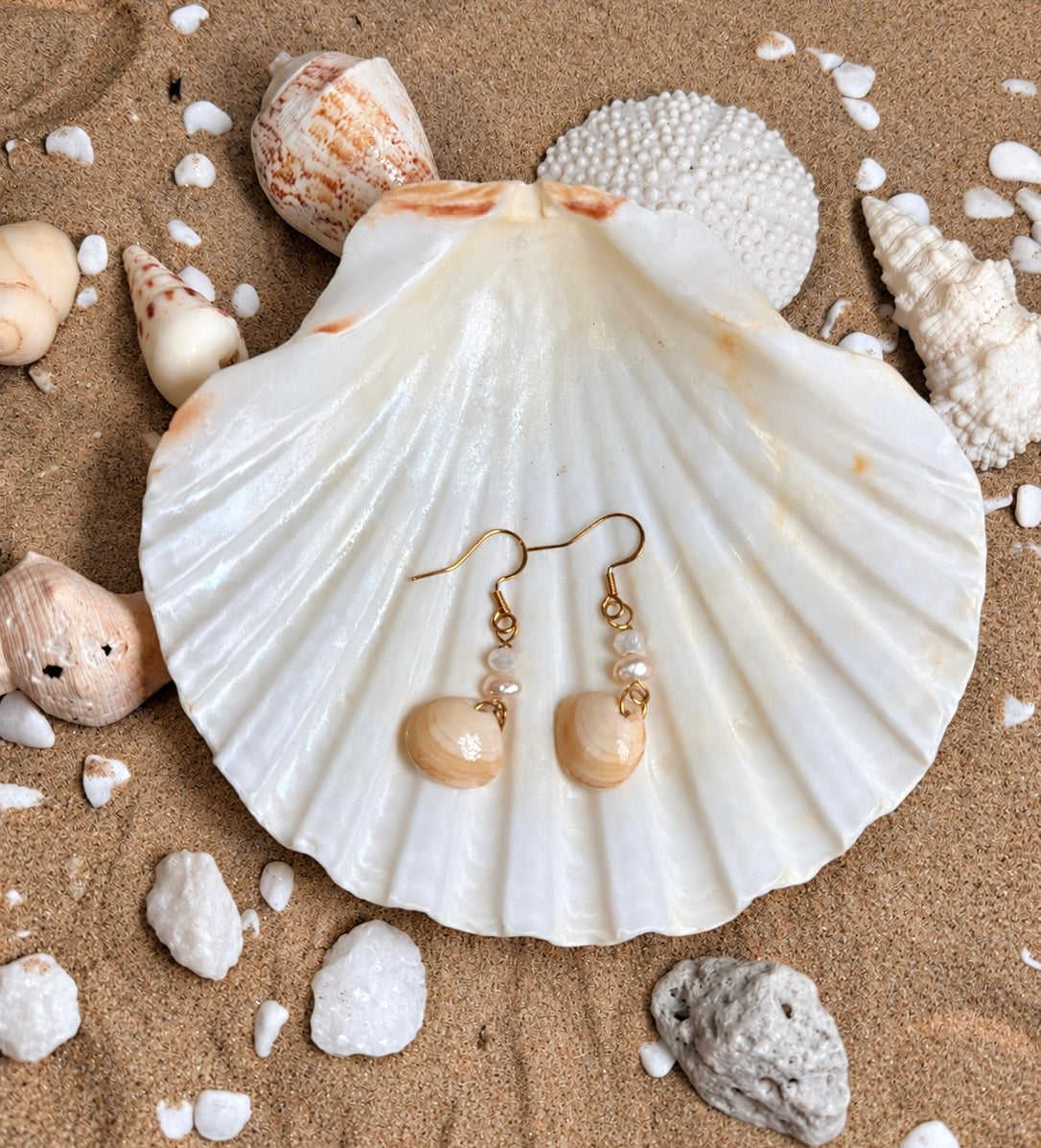 The Mermaids Blush Earrings