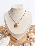 Sun & Shell Charm Necklace