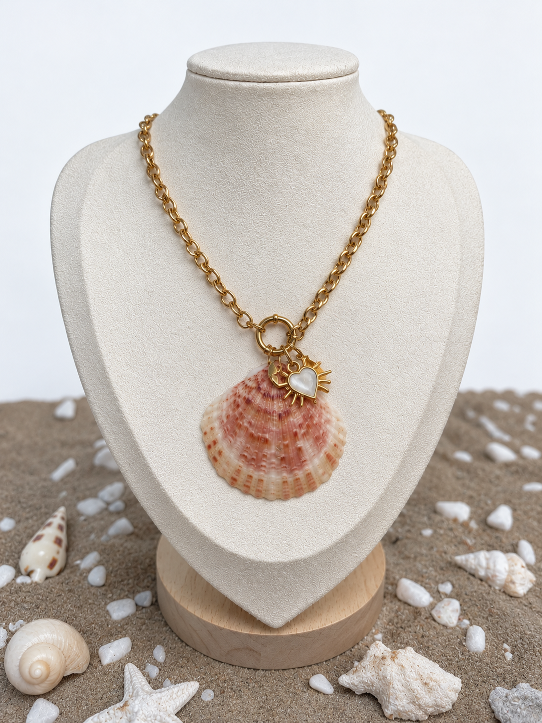 Crabby Ever After Scallop Necklace