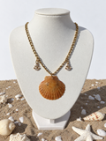Anchored at Dunluce Scallop Necklace