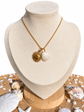 Mussenden Sun & Shell Charm Necklace