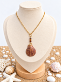 Sunset Scallop Necklace