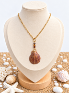Sunset Scallop Necklace