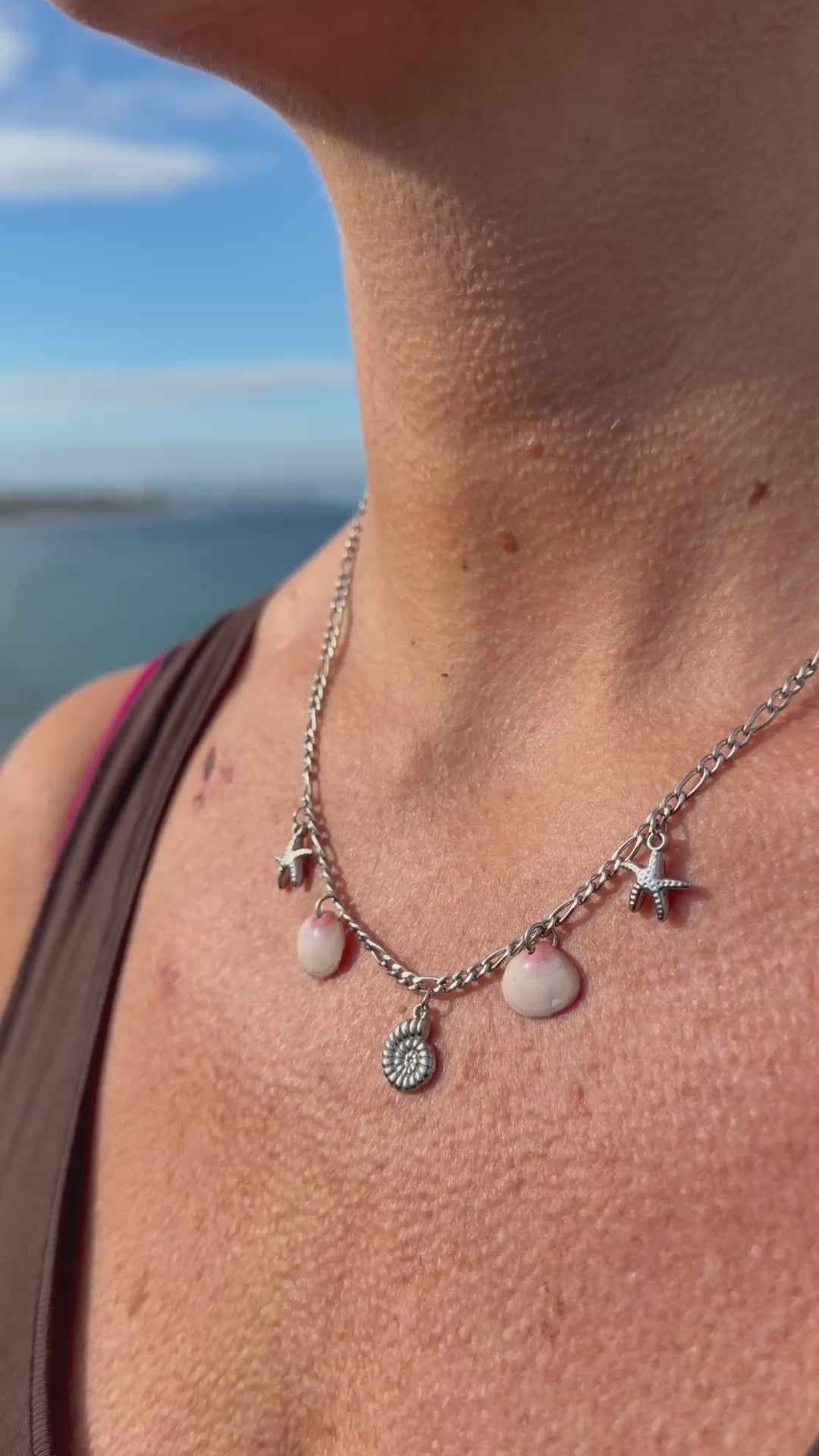 Causeway Blush Charm Necklace